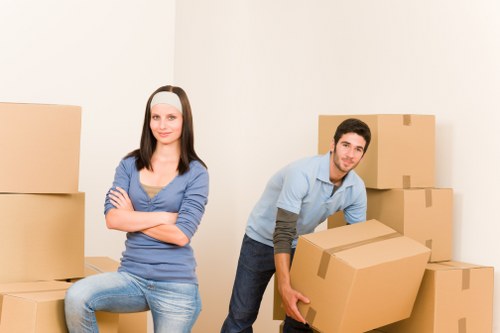 Sturdy moving cartons and protective wrap for fragile items in Highbury