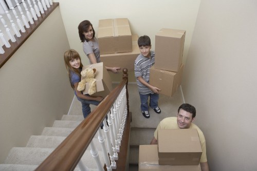 Local van service for student moves in a Highbury residential street